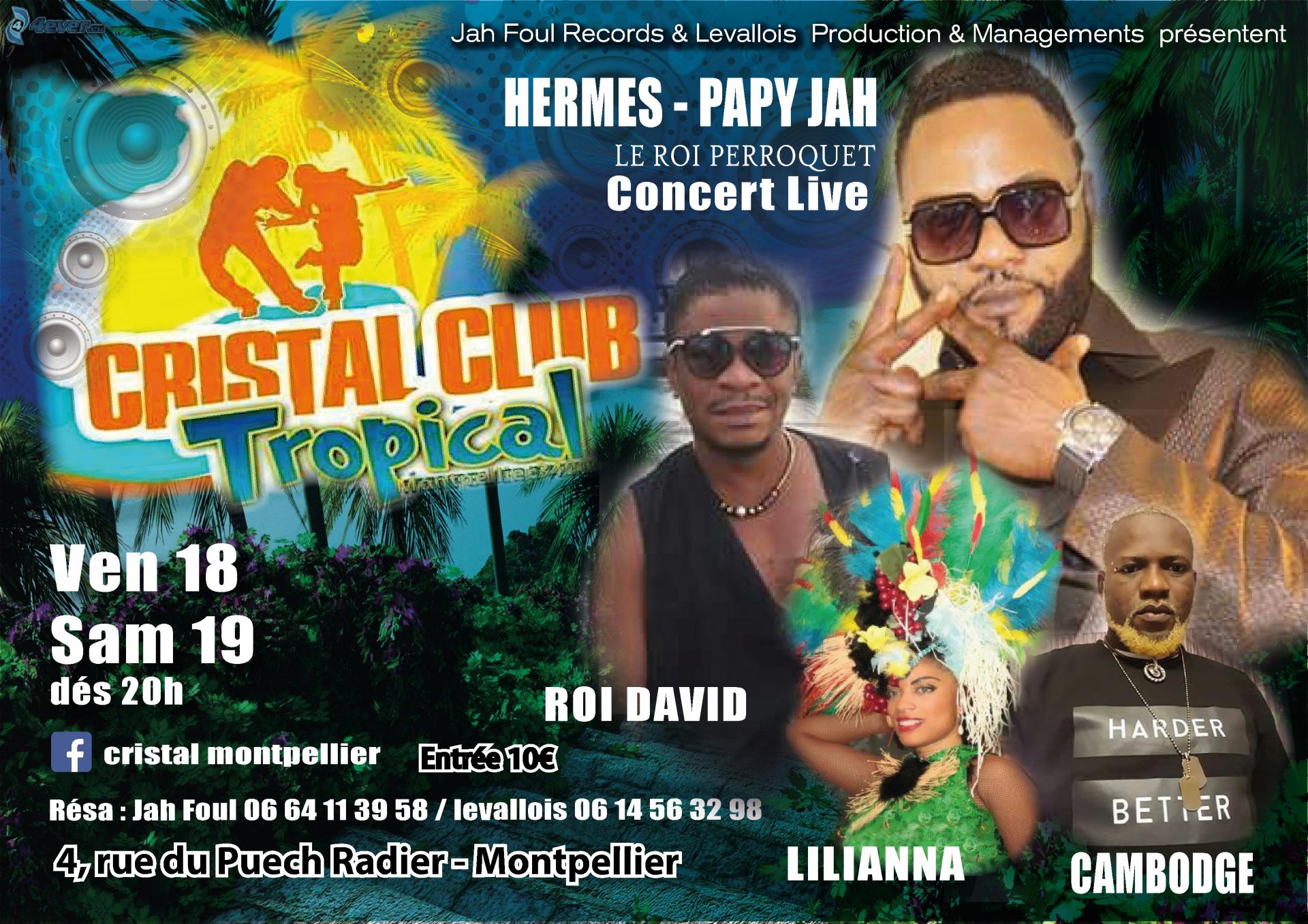 Cristal club papy jah lili soiree 18 19 01